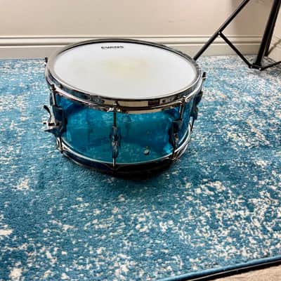 1080s CUSTOM BUILD Blue 14” x 6 ACRYLIC Snare Drum image 16