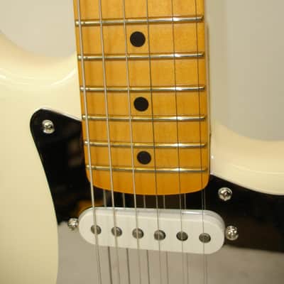 2022 Fender Nile Rodgers Hitmaker Stratocaster Electric Guitar, Maple Fingerboard, Olympic White w/ Case image 7