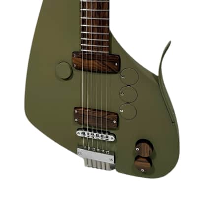 Teuffel Guitars Tesla 2022 Olive / Ziricote. (Authorized Teuffell Dealer) image 4
