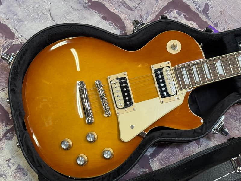 Epiphone Les Paul Classic Honeyburst w/ Case New Unplayed 8lbs10oz #390 image 1