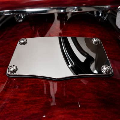 TAMA Bass Drum Handmade Cover/Blanking Plate Silverstar, Superstar, Rockstar Stainless Steeel image 4