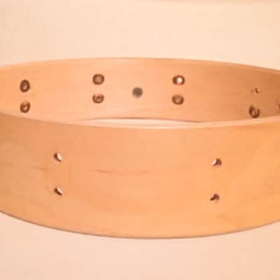 TAMA VINTAGE PICCOLO SNARE DRUM SHELL - NAT MAPL LACQUER - FREE SHIP TO C-USA! image 3