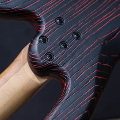 Spector NS Pulse 5 Left-Handed Cinder Red EMG Pickups 5-String Electric Bass w/Bag image 18