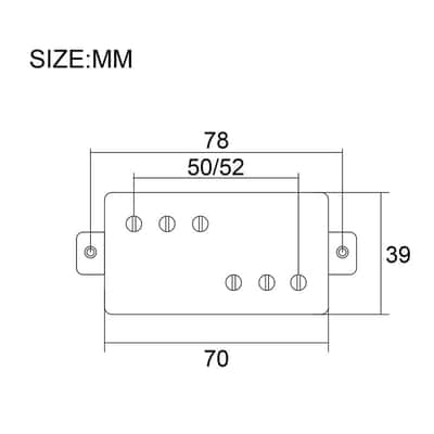 Guitar Neck and Bridge Chrome Humbucker Pickups Set image 4