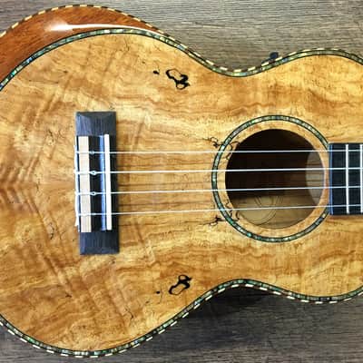 Lohanu LU-MAGE-T Natural Gloss Finish Acoustic-Electric Tenor Ukulele image 1