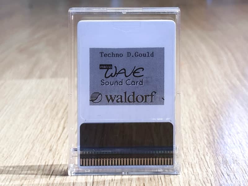 Waldorf Microwave // D.Gould Techno-Card // Voice ROM Data Memory Card // Rare find image 1