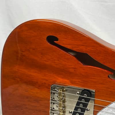 Squier Classic Vibes '60s Telecaster Tele Semi-Hollow Body Electric Guitar image 4
