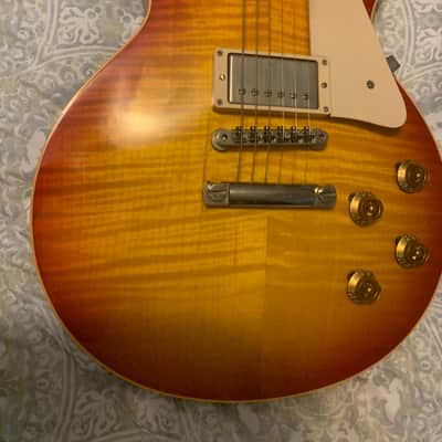2003 Gibson Les Paul Custom 1959 Re-issue Cherry Sunburst image 11