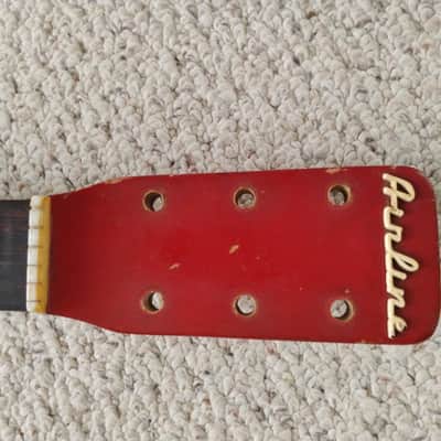 1964 Airline Supro Res-o-glass Husk Vintage Cool! Rare Excellent neck and frets, Luthier parts project restoration 1960s 60s 64 image 10