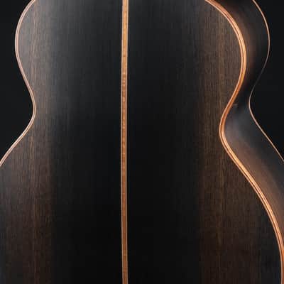 Lowden O-50 Ancient Bog Oak and Sinker Redwood with Leaf Inlays NEW image 17