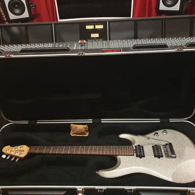 Music Man USA John Petrucci JP6 RARE Silver Sparkle Dream Theater G3 Signature Birdseye Neck Guitar image 1