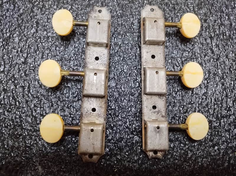 Vintage Kluson "No Line" Strip Tuner Set - Early 1950's image 1