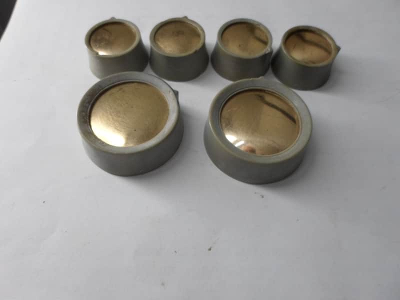 Heathkit Tube preamp knobs 1950's image 1