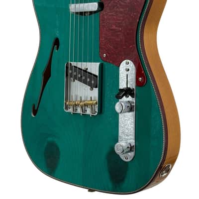Fender Custom Shop Knotty Pine Telecaster NOS in Aged Teal Green image 2
