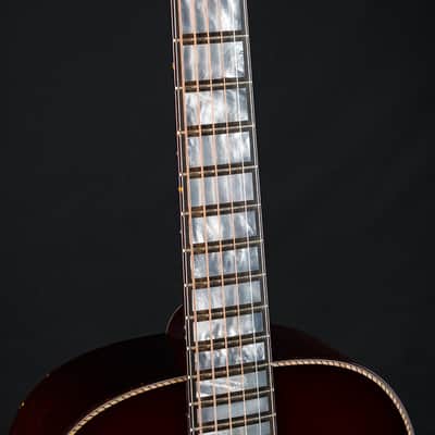 Santa Cruz H13 Custom Old Growth Mahogany and Moon Spruce Sunburst with Century Block Inlay NEW image 11