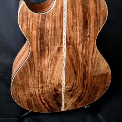 Cam Guitars Grand Concert- Tunnel Redwood- Oregon Walnut image 11