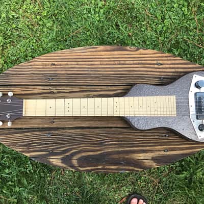 Vintage Harmony Hawaiian Lap Steel Guitar electric w/ Gibson P90 pickup great player image 1