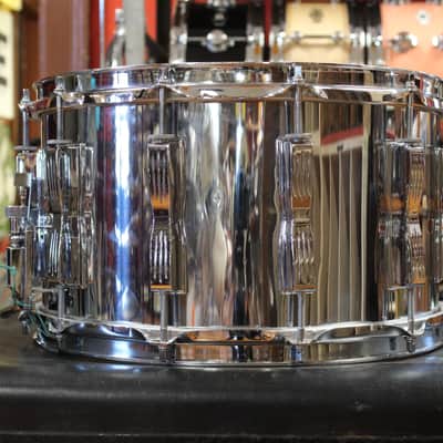 1990s Ludwig 8x14 Classic Colosseum Snare in Chrome Over Wood image 3