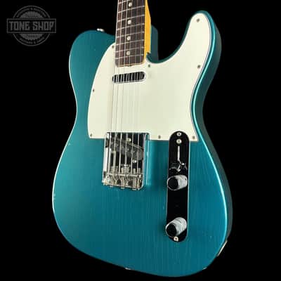 Vintage 1966 Fender Telecaster Factory Refin Lake Placid Blue w/OHSC TSU24885 image 3