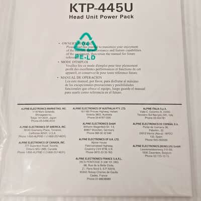 Alpine KTP-445U Power Amplifier image 10