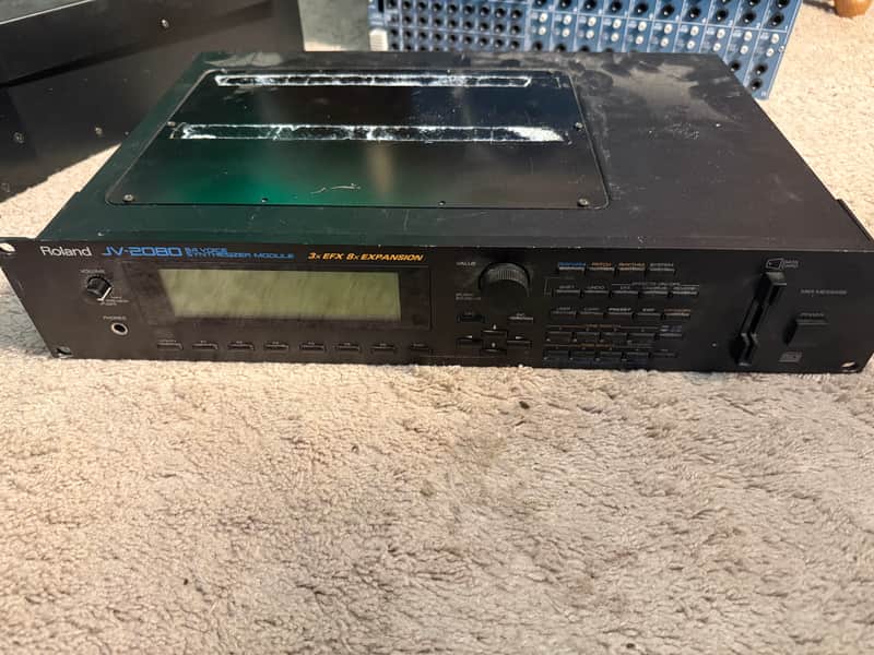 Roland JV-2080 64-Voice Synthesizer Module 1997 - 2000 - Black image 1