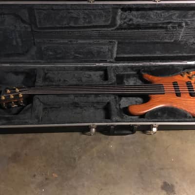 Dirk Lance (Incubus) Owned Warwick Streamer Stage II 5-String Fretless Custom 1999 Natural image 17