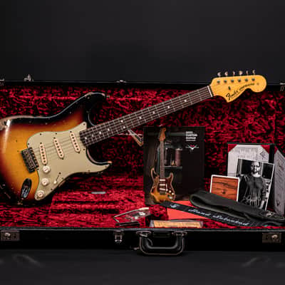 Fender Masterbuilt Jason Smith MICHAEL LANDAU 1968 Stratocaster - 3-tone Sunburst image 2