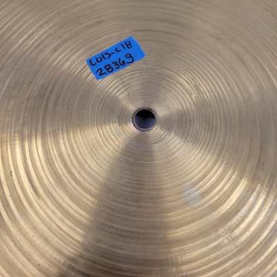 Zildjian 20" A. Zildjian Hollow Logo Flat Top Ride Cymbal 1978 - 1982 (C013-C18) image 8