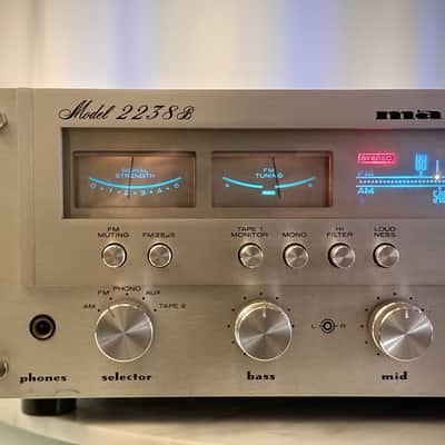 🎶✨ Marantz 2238B Vintage Stereo Receiver — Serviced by Cove Electronics, LED Dial, Cleaned & Tested image 5