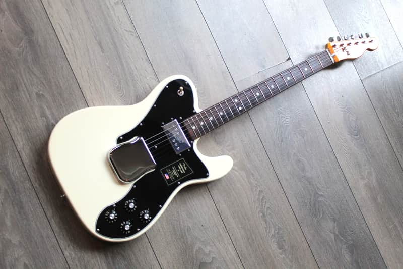FENDER "American Vintage II 1977 Telecaster Custom, Rosewood Fingerboard, Olympic White" HARDCASE image 1