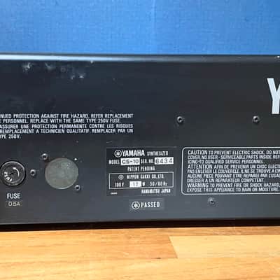 Yamaha CS-10 Monophonic Synthesizer - Black image 7