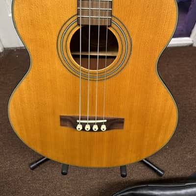 USED FENDER BG-32 NAT Acoustic Bass 4-String Guitar Natural w/ Gig Bag Local Pickup image 4