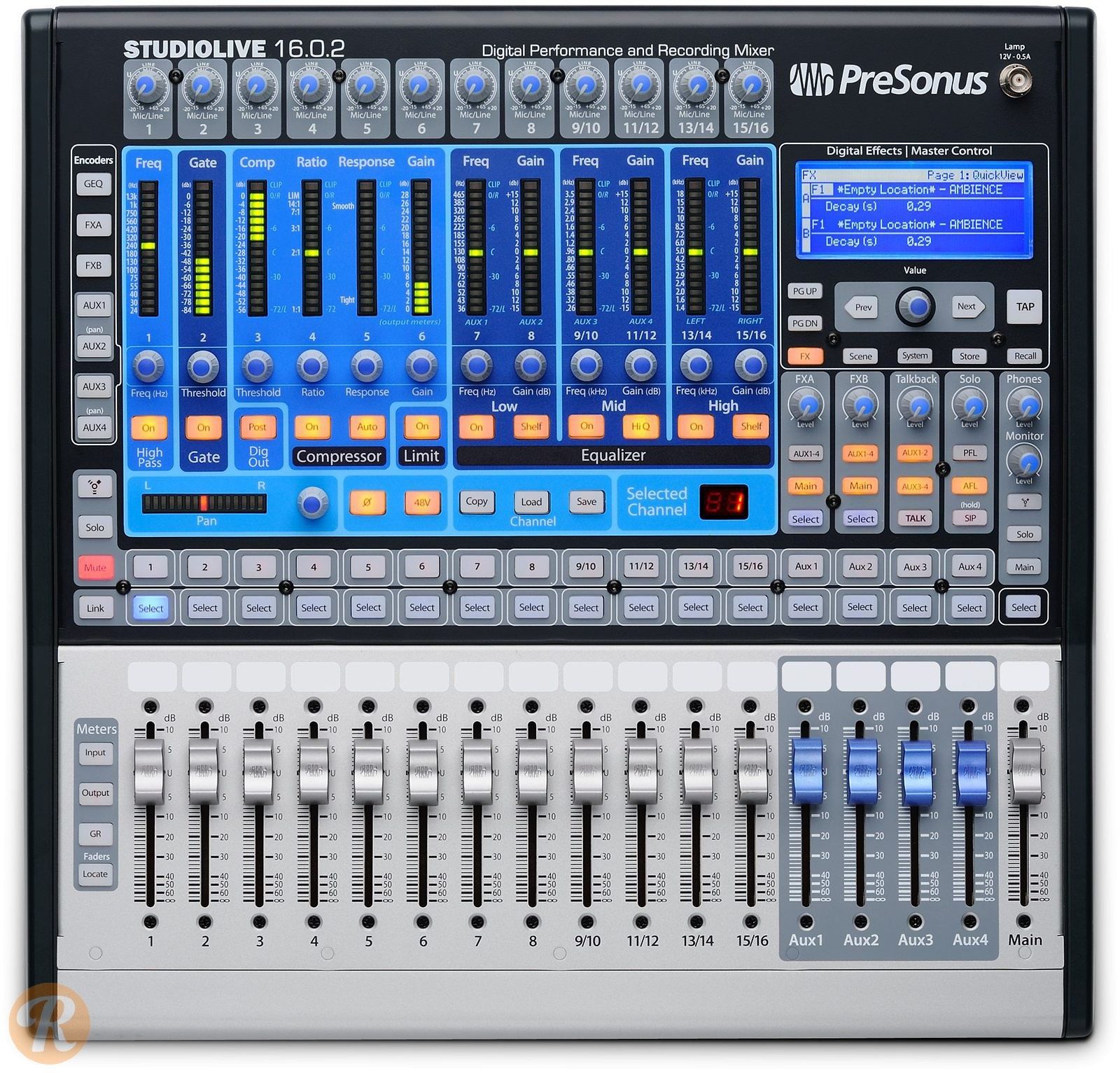 PreSonus StudioLive 16.0.2 Mixer | Reverb
