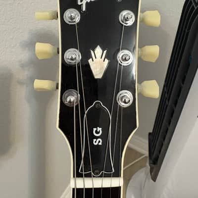 Listing Title Gibson SG Standard 2008 Ebony Fretboard Wolfetone pickups - Metallic Red- ROBOT CONVERSION image 6