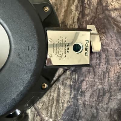 Roland PDX-8 V-Drum 10" Dual-Trigger Mesh Snare Drum Pad 2010s - Black image 2