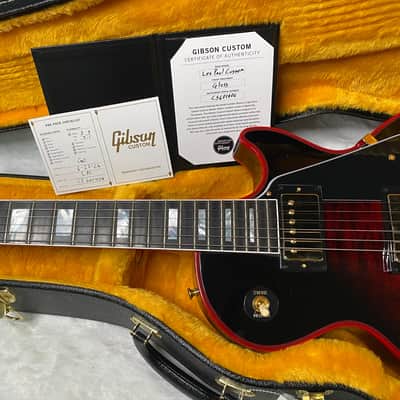 NEW! Gibson Dealer Select Custom Shop Les Paul Custom Red Widow AAA Figured Flame Top - Authorized Dealer - 10 lbs - G07343 image 14