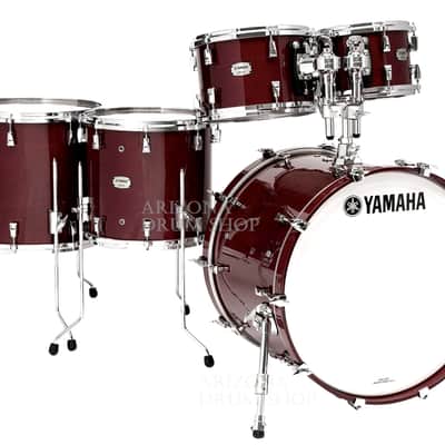 Yamaha AM2F50J Absolute Hybrid Maple 10x7/12x8/14x13/16x15/22x18" 5pc Shell Pack Classic Walnut - In Stock !
