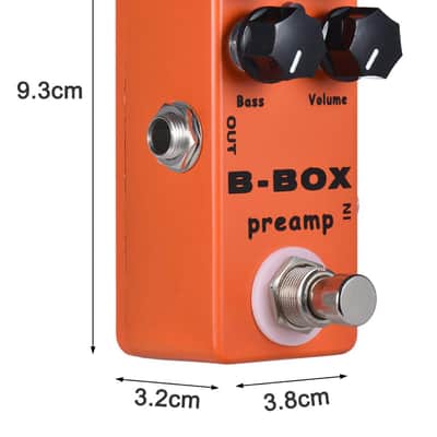 Mosky Audio B-Box Preamp Pedal Electric Guitar Effect with Overdrive Function (Price includes the import duty for US buyer) image 3