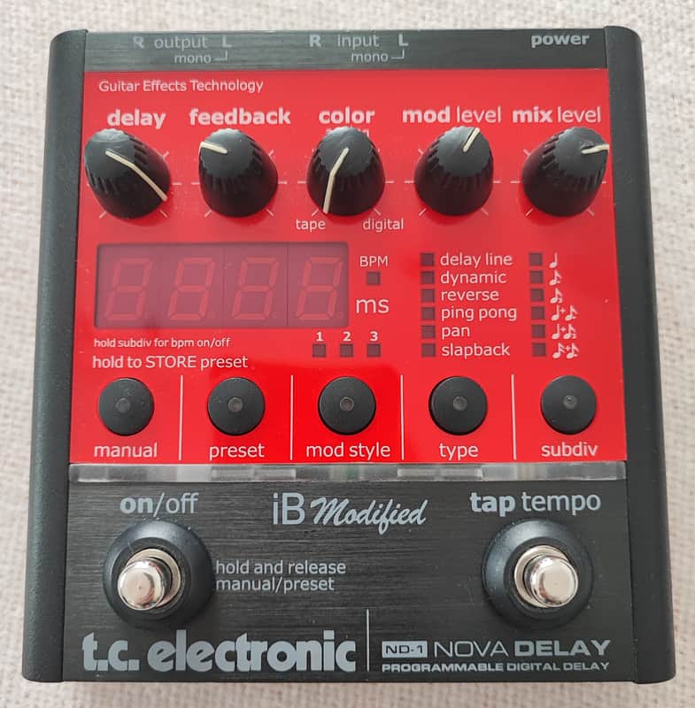 ギター TC Electronic ND-1 Nova Delay IBModified