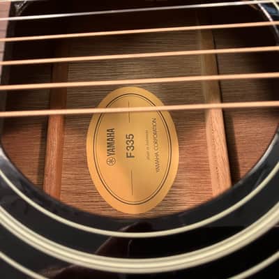 Yamaha F335 - Black w/ Upgrades Bone Nut/Saddle, Fretwork, Low Action image 8