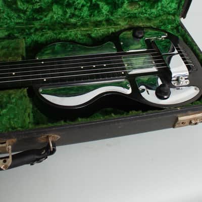 Rickenbacker Model B-6 Lap Steel Electric Guitar (1938), ser. #C-2198, original black hard shell case. image 12