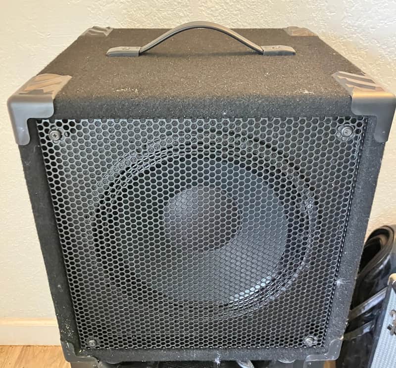 Custom Built 12" Bass Cabinet with Eminence Basslite S2012 Eminence/Greg's Pro Audio 2026 - Black image 1