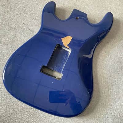 Blue HSS Guitar Strat Style Basswood Body image 6