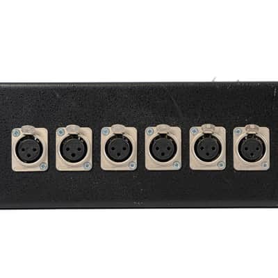 12-Channel Custom XLR Patchbay - 6 ins / 6 outs to Raw Ends image 2