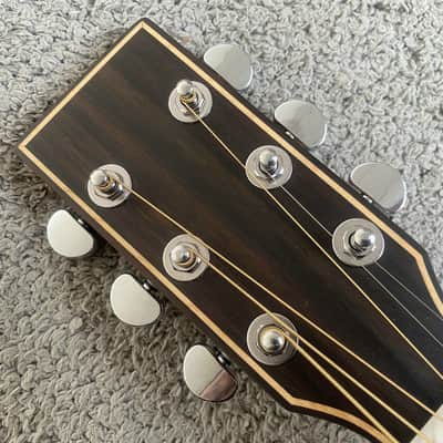 40 Inch Acoustic Guitar, Mahogany Body and Neck, Rosewood Fingerboard image 9