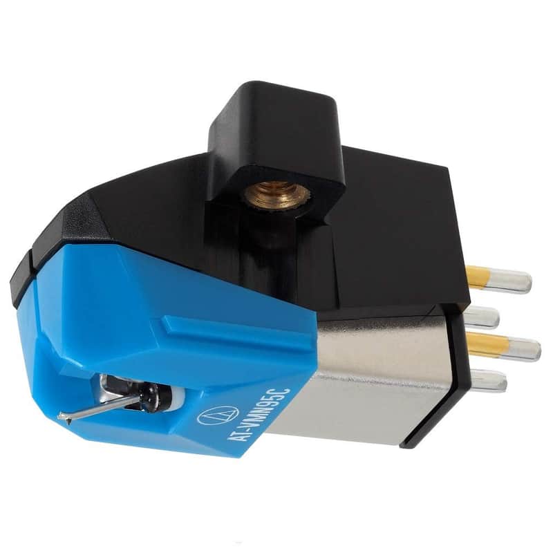 Audio-Technica AT-VM95C Dual Moving Magnet Turntable Cartridge Blue image 1