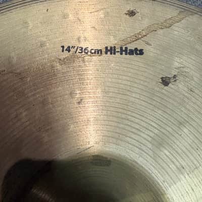 2 Piece Brass Cymbal Pack - 14" Hi-Hats & 18" Crash Ride image 3