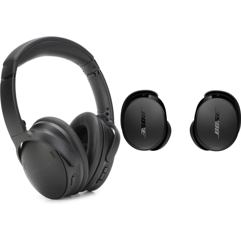 Bose QuietComfort Headphones and Noise-canceling True Wireless Earbuds - Black image 1