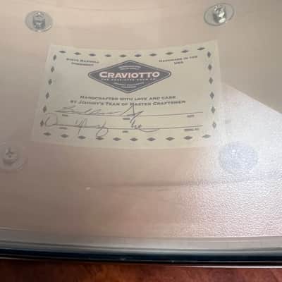Craviotto 6.5x14" Solid Maple 2017 Prototype Stipplegold Snare Drum image 14