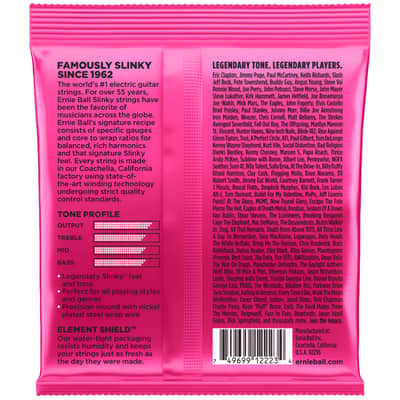 Ernie Ball Super Slinky Pinks Electric Guitar String 3 Set Bundle 9-42 image 2